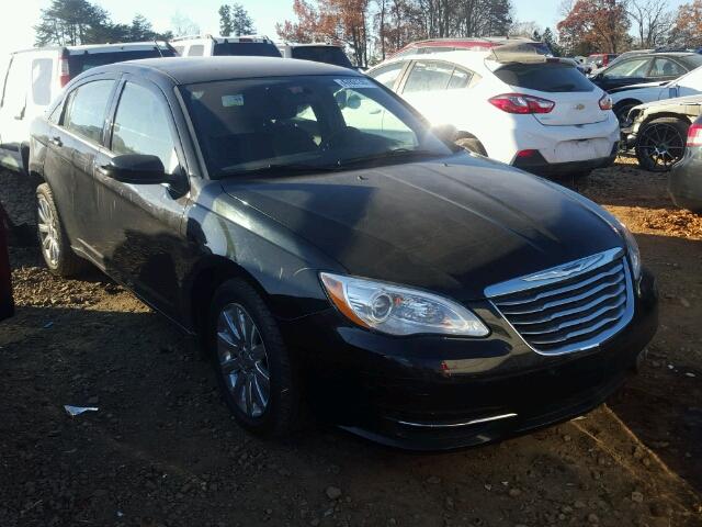 1C3CCBBB6CN164153 - 2012 CHRYSLER 200 TOURIN BLACK photo 1