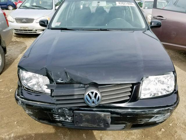 3VWRK69M22M071143 - 2002 VOLKSWAGEN JETTA GL BLACK photo 9