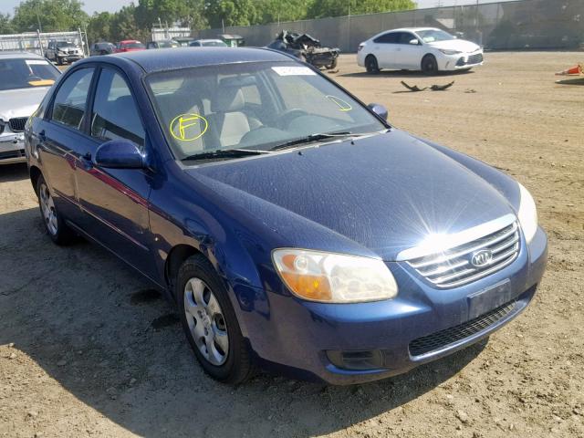 KNAFE122975423623 - 2007 KIA SPECTRA EX BLUE photo 1