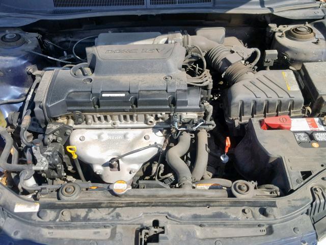 KNAFE122975423623 - 2007 KIA SPECTRA EX BLUE photo 7