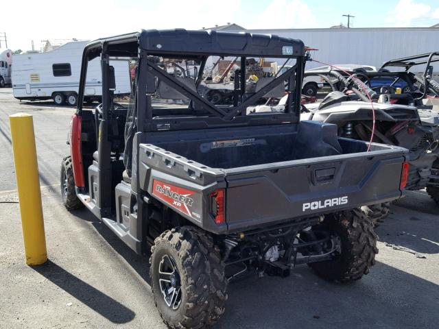 4XARVE993H8029679 - 2017 POLARIS RANGER CRE RED photo 3