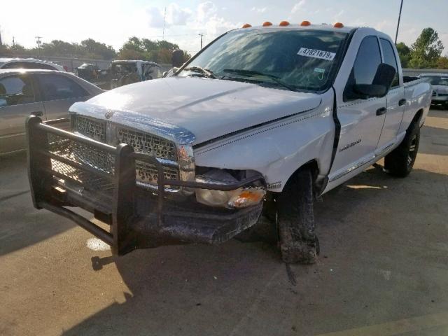 3D7KU28D44G101906 - 2004 DODGE RAM 2500 S Սպիտակ լուսանկար 2