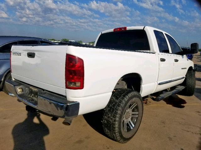 3D7KU28D44G101906 - 2004 DODGE RAM 2500 S Սպիտակ լուսանկար 4