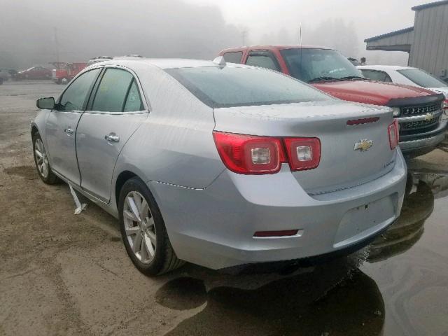 1G11H5SA6DF329104 - 2013 CHEVROLET MALIBU LTZ ვერცხლისფერი ფოტო 3