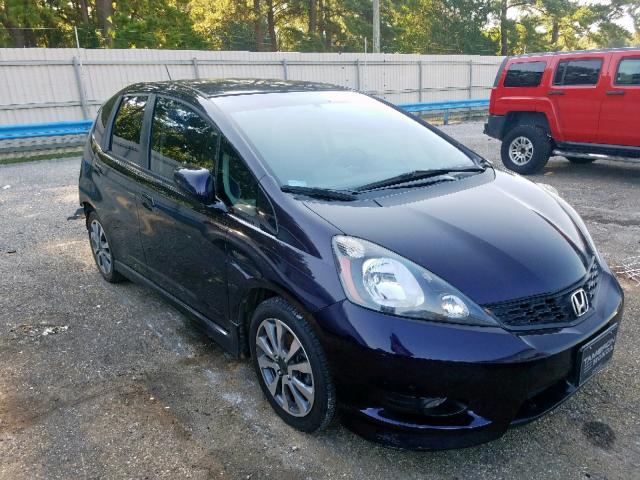 JHMGE8H59DC029143 - 2013 HONDA FIT SPORT PURPLE photo 1