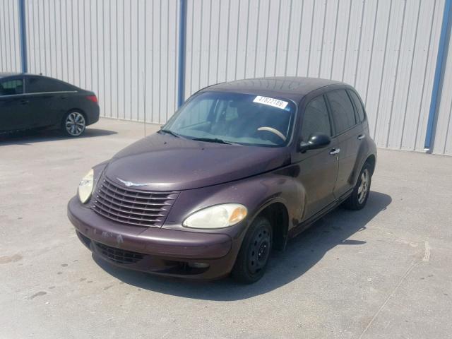 3C8FY4BB01T671874 - 2001 CHRYSLER PT CRUISER PURPLE photo 2