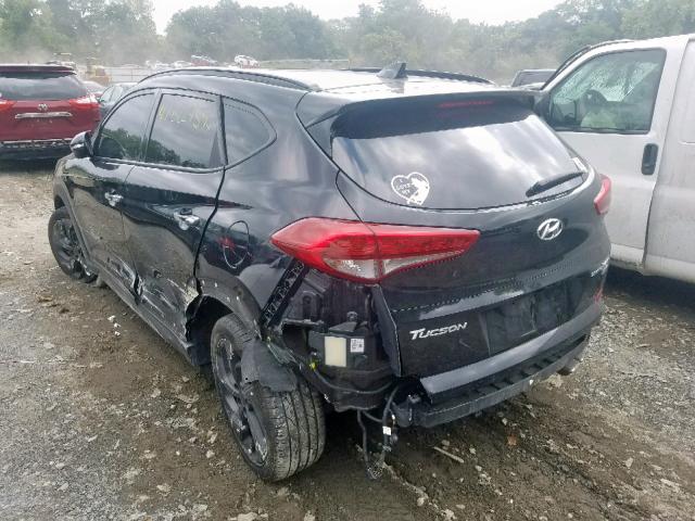 KM8J3CA25GU134319 - 2016 HYUNDAI TUCSON LIM BLACK photo 3