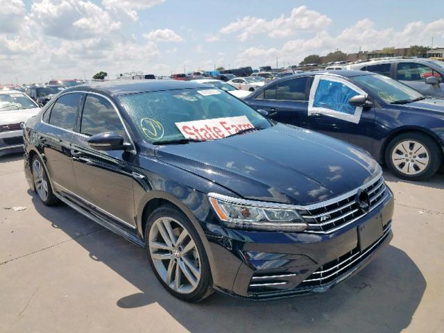 1VWDT7A30HC002140 - 2017 VOLKSWAGEN PASSAT R-L BLACK photo 1