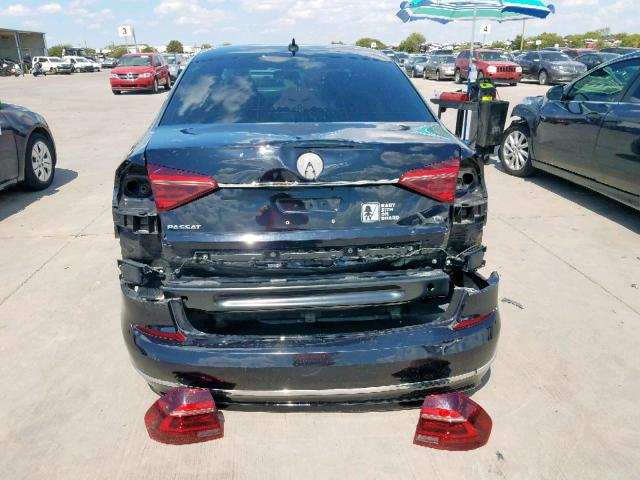 1VWDT7A30HC002140 - 2017 VOLKSWAGEN PASSAT R-L BLACK photo 9