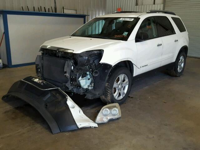 1GKER13758J264576 - 2008 GMC ACADIA SLE WHITE photo 2