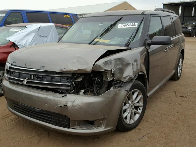 2FMGK5B84DBD31303 - 2013 FORD FLEX SE CHARCOAL photo 2