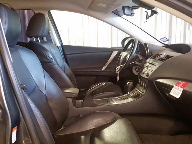 JM1BL1S69A1219526 - 2010 MAZDA 3 S GRAY photo 5