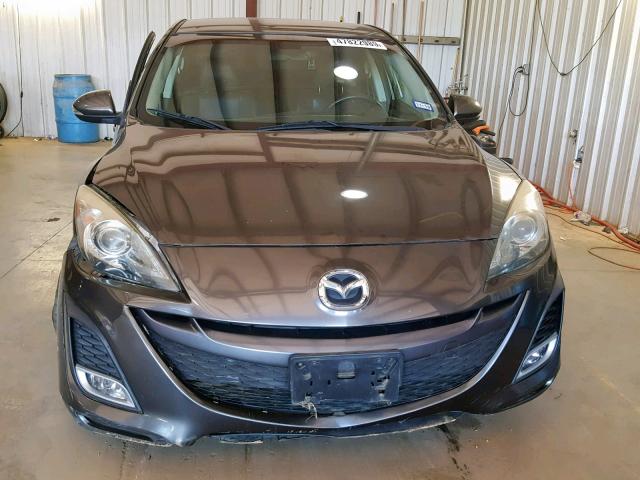 JM1BL1S69A1219526 - 2010 MAZDA 3 S GRAY photo 9