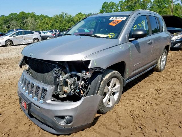 1C4NJDBB4GD657167 - 2016 JEEP COMPASS SP SILVER photo 2