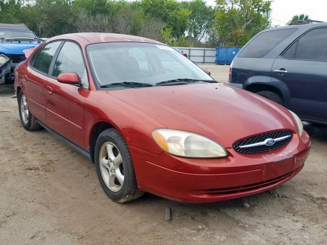 1FAFP55U91A225839 - 2001 FORD TAURUS SES RED photo 1