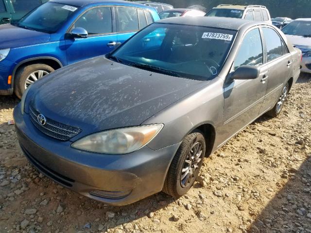 4T1BE32K92U594539 - 2002 TOYOTA CAMRY LE GRAY photo 2