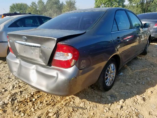 4T1BE32K92U594539 - 2002 TOYOTA CAMRY LE GRAY photo 4
