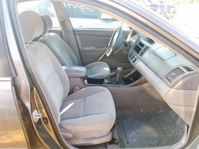 4T1BE32K92U594539 - 2002 TOYOTA CAMRY LE GRAY photo 5