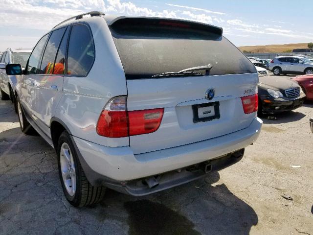 WBAFA535X1LP22536 - 2001 BMW X5 3.0I WHITE photo 3