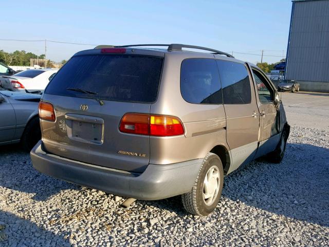 4T3ZF13C3WU089441 - 1998 TOYOTA SIENNA LE TAN photo 4