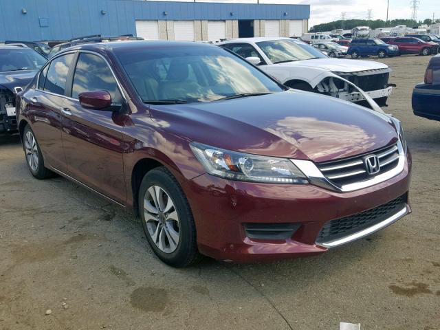 1HGCR2F31FA058655 - 2015 HONDA ACCORD LX BURGUNDY photo 1