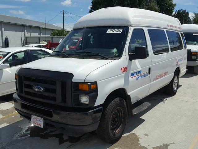 1FTNS2EW7CDB18049 - 2012 FORD ECONOLINE WHITE photo 2