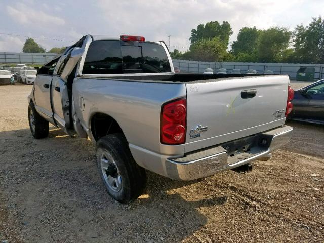 3D7KS28A18G107700 - 2008 DODGE RAM 2500 S SILVER photo 3