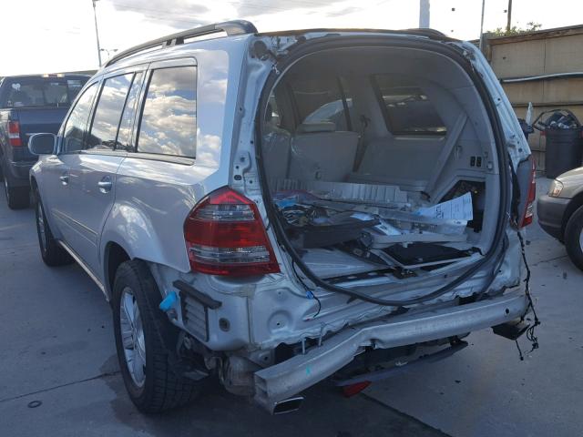 4JGBF71E57A133962 - 2007 MERCEDES-BENZ GL 450 4MA SILVER photo 9