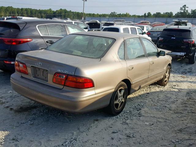 4T1BF18B5WU289232 - 1998 TOYOTA AVALON TAN photo 4