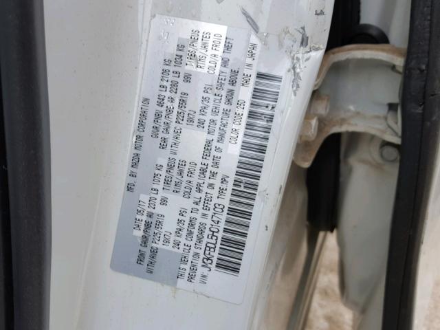 JM3KFBDL5H0147103 - 2017 MAZDA CX-5 GRAND WHITE photo 10