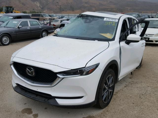 JM3KFBDL5H0147103 - 2017 MAZDA CX-5 GRAND WHITE photo 2