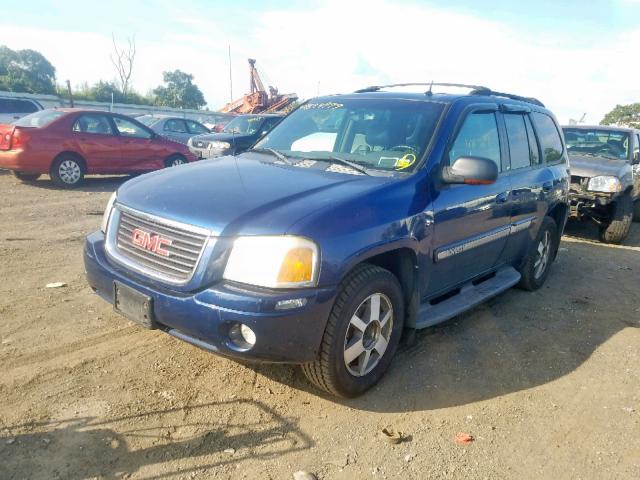 1GKDT13S642317789 - 2004 GMC ENVOY BLUE photo 2