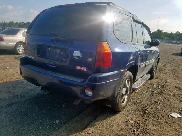 1GKDT13S642317789 - 2004 GMC ENVOY BLUE photo 4