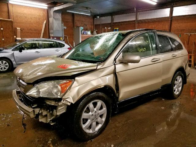 5J6RE48739L007144 - 2009 HONDA CR-V EXL GOLD photo 2