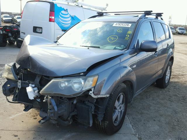 JA4MT31X97U013316 - 2007 MITSUBISHI OUTLANDER GRAY photo 2