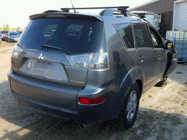 JA4MT31X97U013316 - 2007 MITSUBISHI OUTLANDER GRAY photo 4