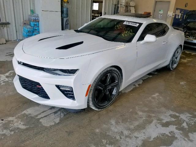 1G1FF1R78H0156192 - 2017 CHEVROLET CAMARO SS WHITE photo 2