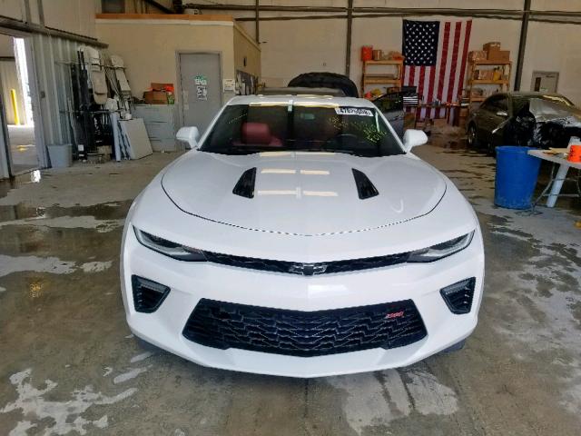 1G1FF1R78H0156192 - 2017 CHEVROLET CAMARO SS WHITE photo 9