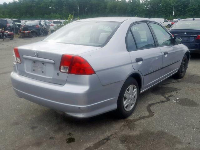 2HGES16394H626561 - 2004 HONDA CIVIC DX V SILVER photo 4