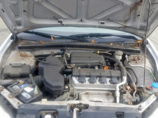 2HGES16394H626561 - 2004 HONDA CIVIC DX V SILVER photo 7