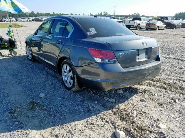 JHMCP26828C010068 - 2008 HONDA ACCORD EXL GRAY photo 3