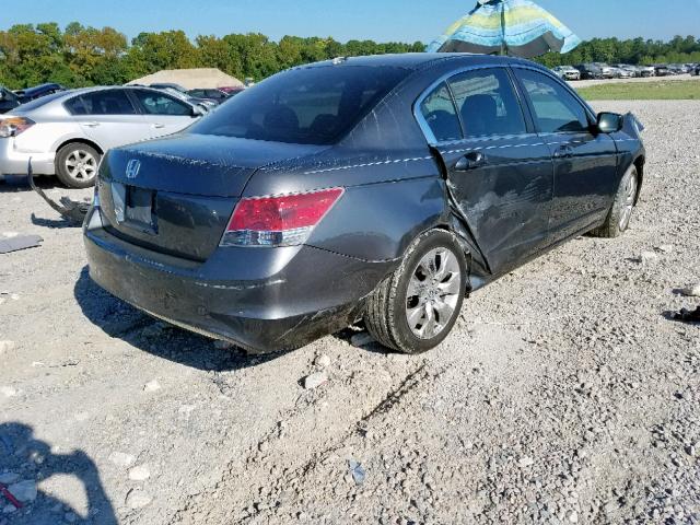 JHMCP26828C010068 - 2008 HONDA ACCORD EXL GRAY photo 4