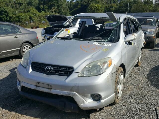 2T1KR32EX6C604419 - 2006 TOYOTA COROLLA MA SILVER photo 2