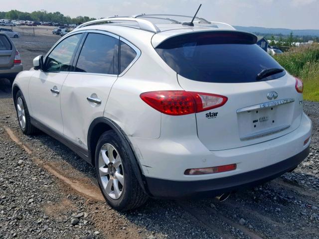 JN1AJ0HR9AM754578 - 2010 INFINITI EX35 BASE WHITE photo 3