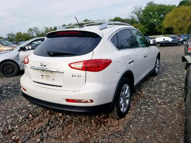 JN1AJ0HR9AM754578 - 2010 INFINITI EX35 BASE WHITE photo 4