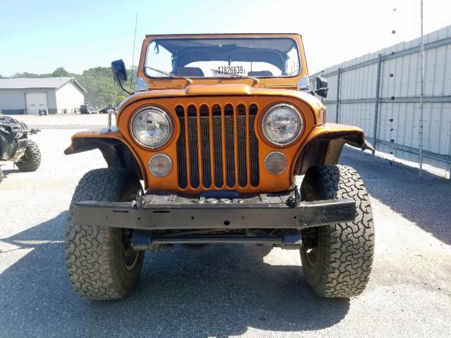 J9F83AH801061 - 1979 JEEP CJ5 BROWN photo 9