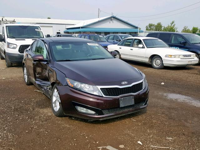 5XXGN4A71DG214809 - 2013 KIA OPTIMA EX PURPLE photo 1