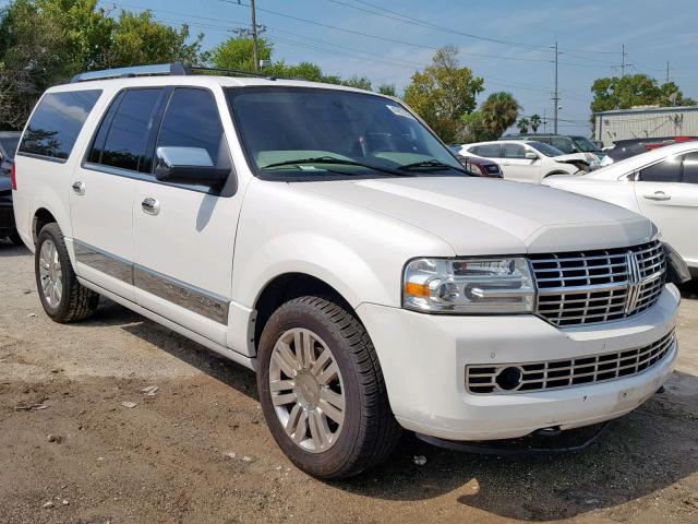 5LMJJ3H51DEL01302 - 2013 LINCOLN NAVIGATOR თეთრი ფოტო 1