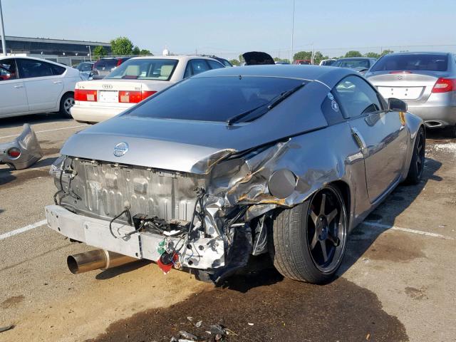 JN1AZ34D36M311645 - 2006 NISSAN 350Z COUPE SILVER photo 4