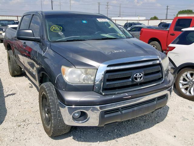 5TFEM5F13BX027209 - 2011 TOYOTA TUNDRA CRE GRAY photo 1